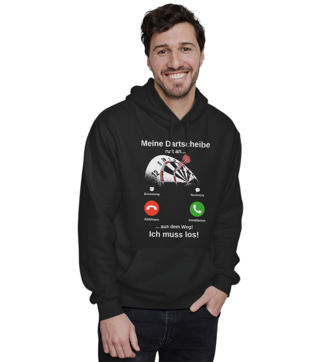 Dartscheibe Ruft An - Hoodie
