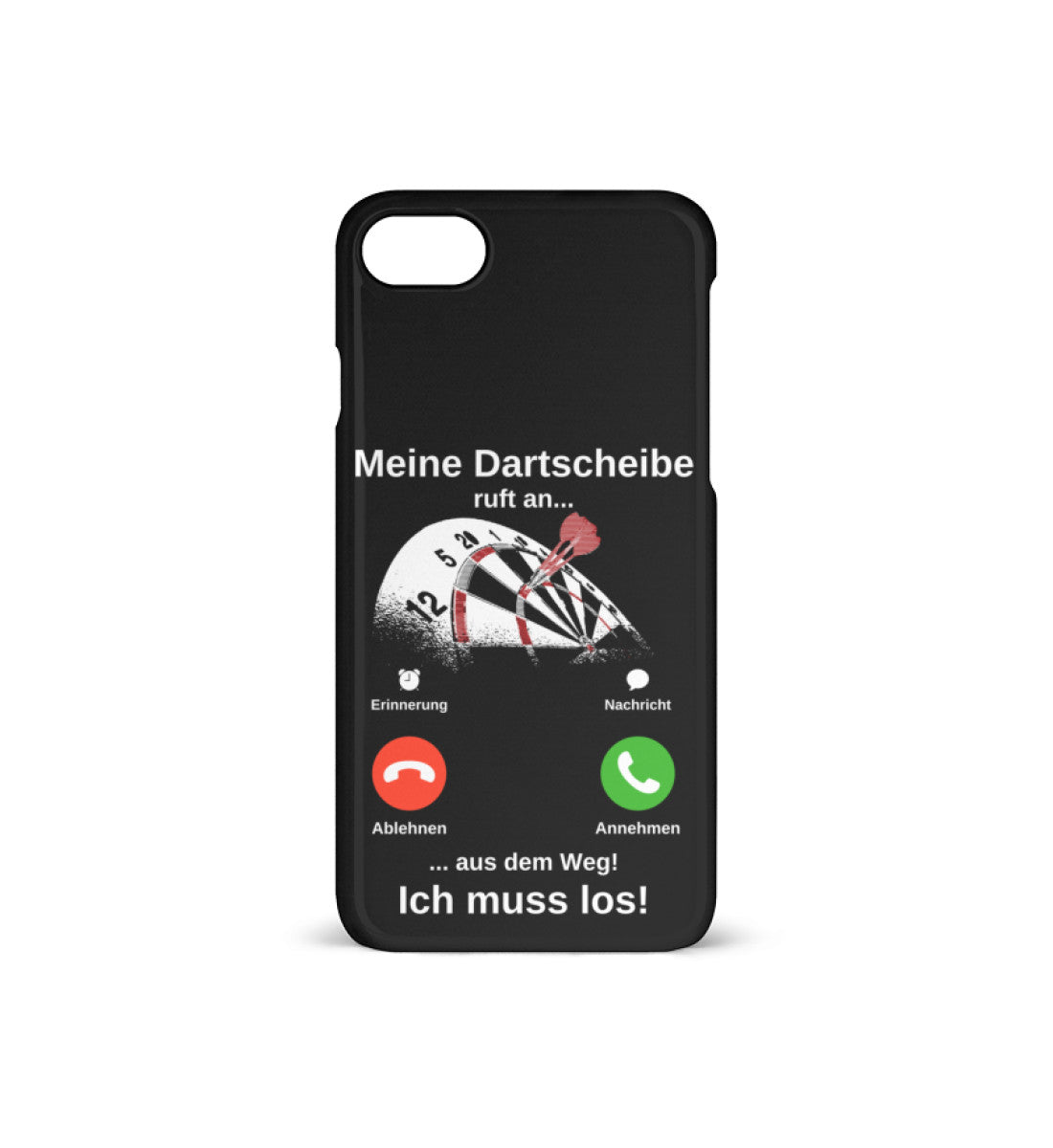 Dartscheibe Ruft An - iPhone Hülle
