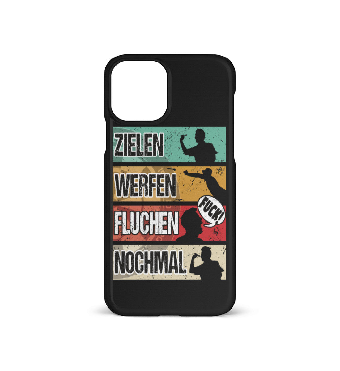 Zielen Werfen Fluchen Nochmal - iPhone Hülle