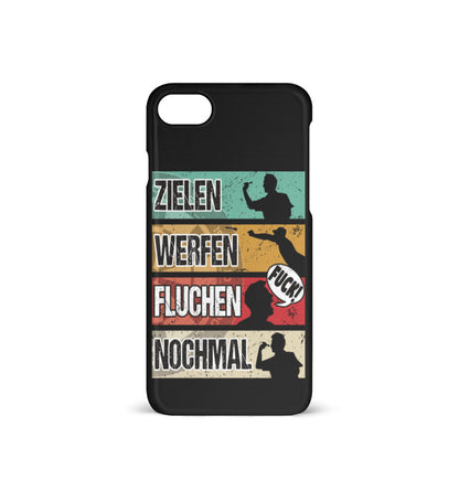 Zielen Werfen Fluchen Nochmal - iPhone Hülle