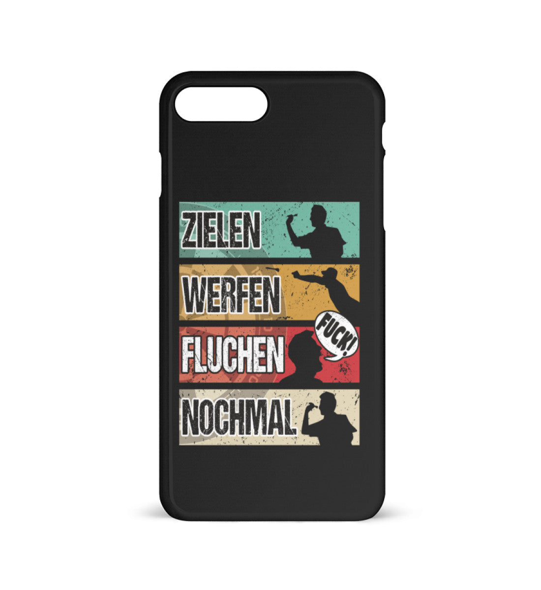 Zielen Werfen Fluchen Nochmal - iPhone Hülle
