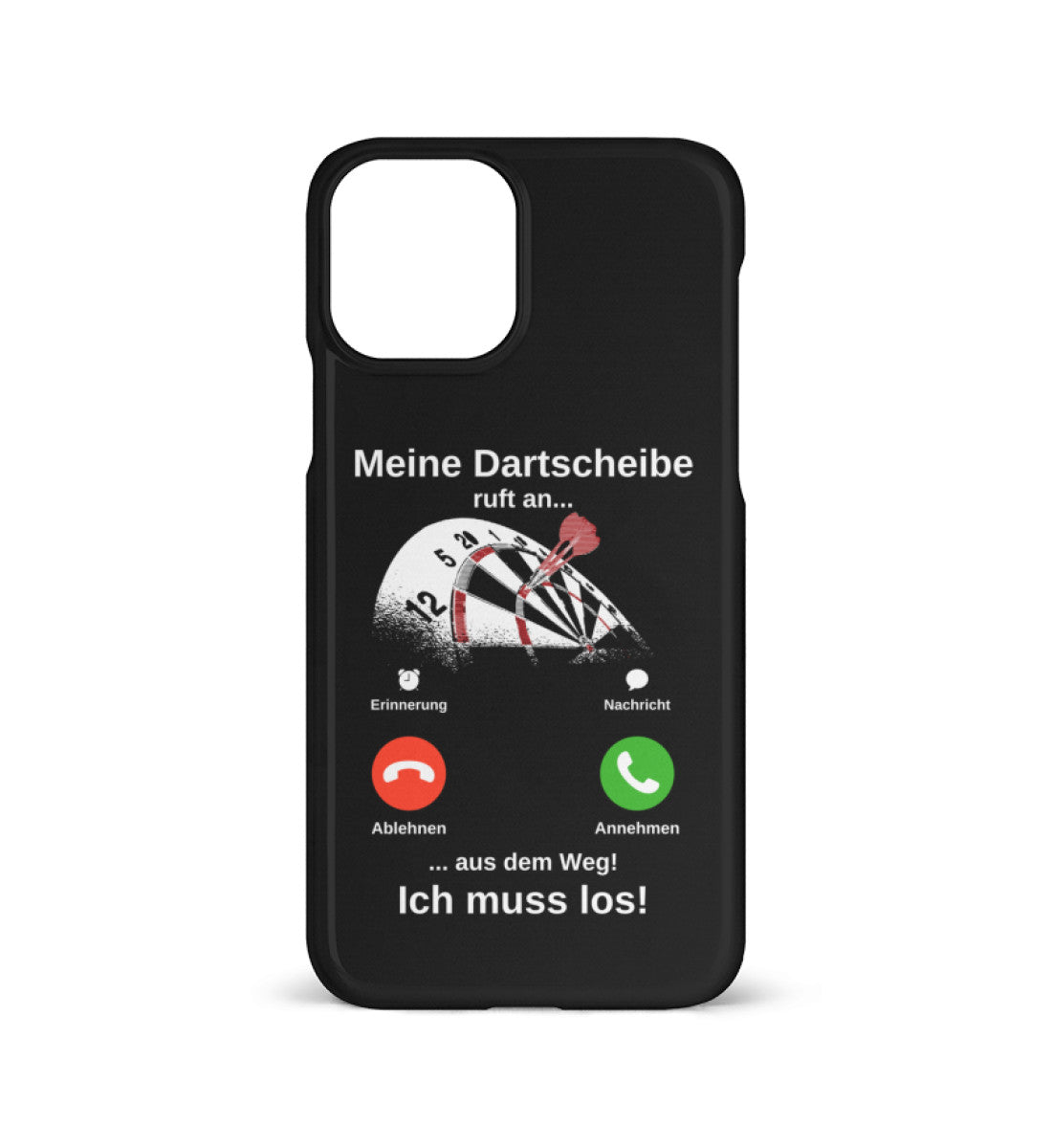 Dartscheibe Ruft An - iPhone Hülle