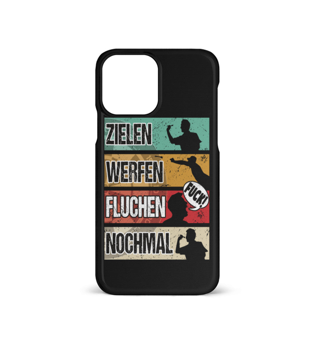 Zielen Werfen Fluchen Nochmal - iPhone Hülle