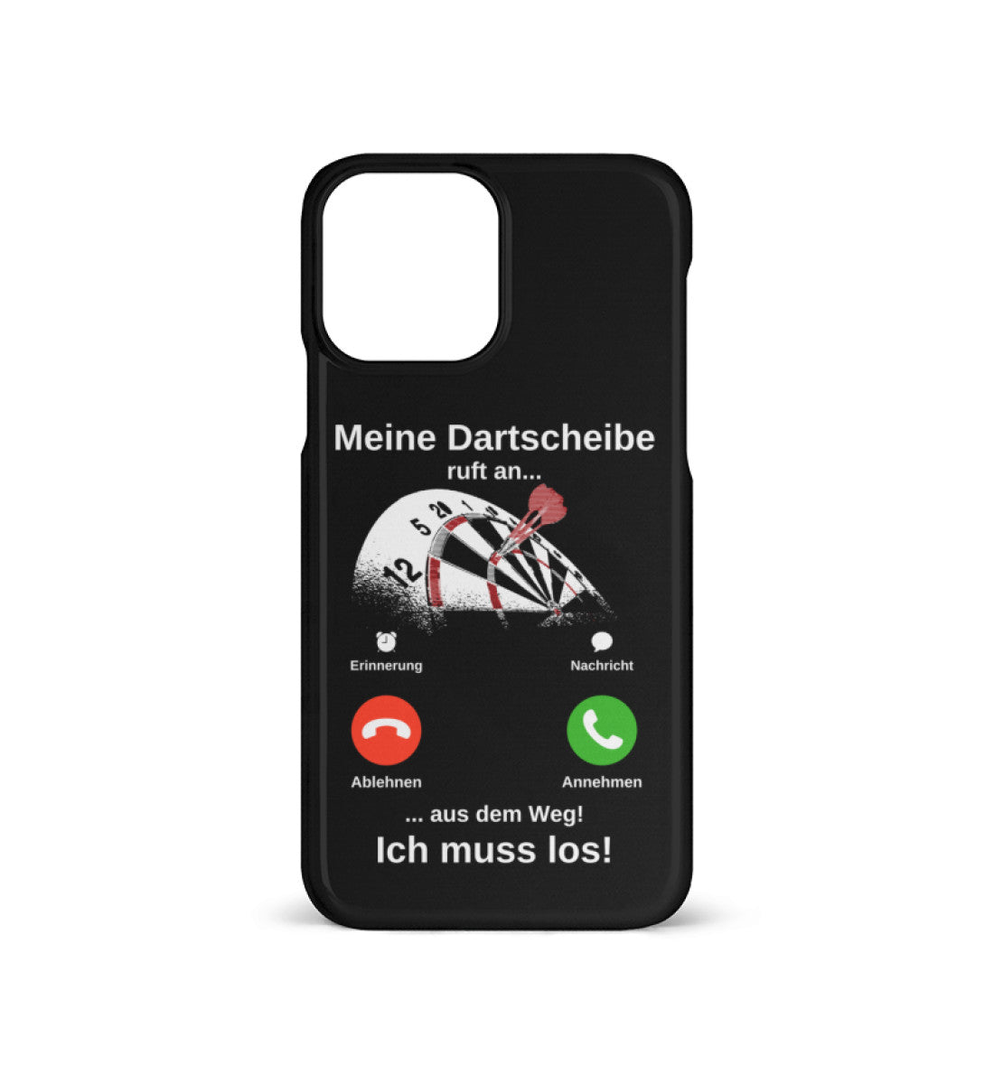 Dartscheibe Ruft An - iPhone Hülle