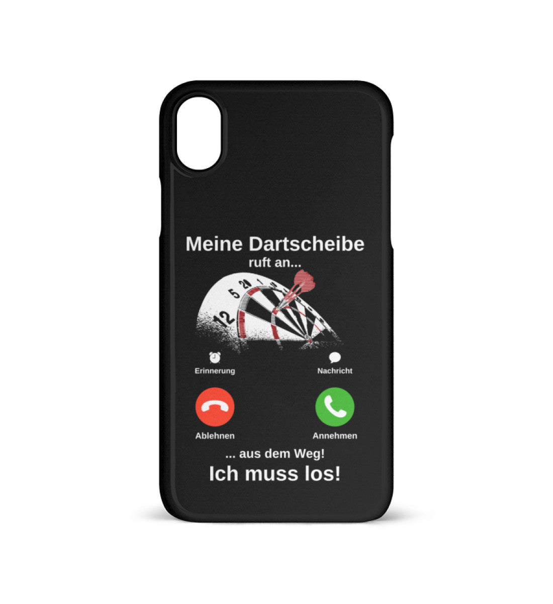 Dartscheibe Ruft An - iPhone Hülle
