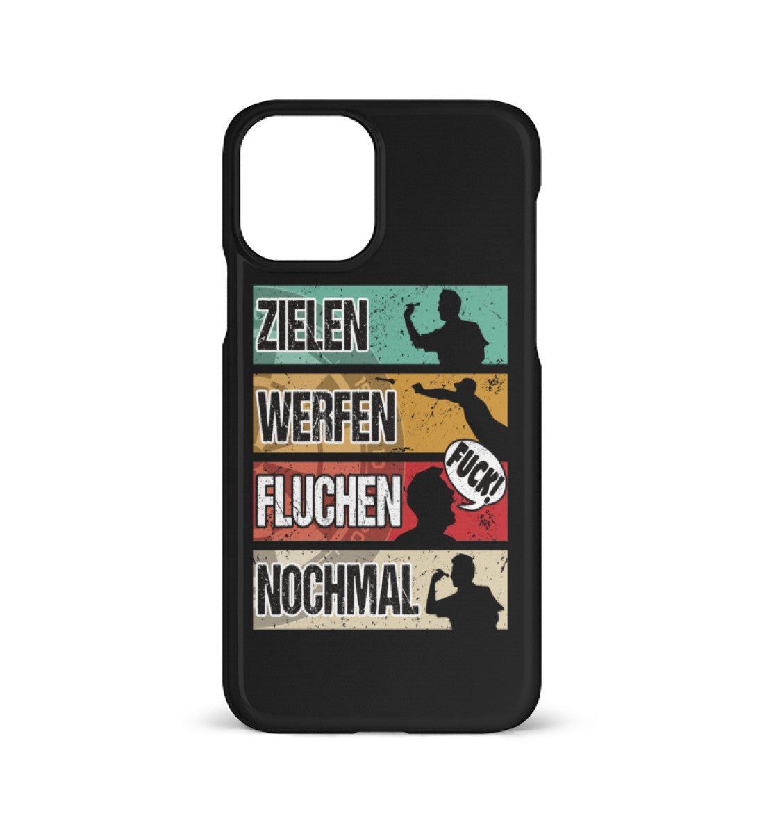 Zielen Werfen Fluchen Nochmal - iPhone Hülle