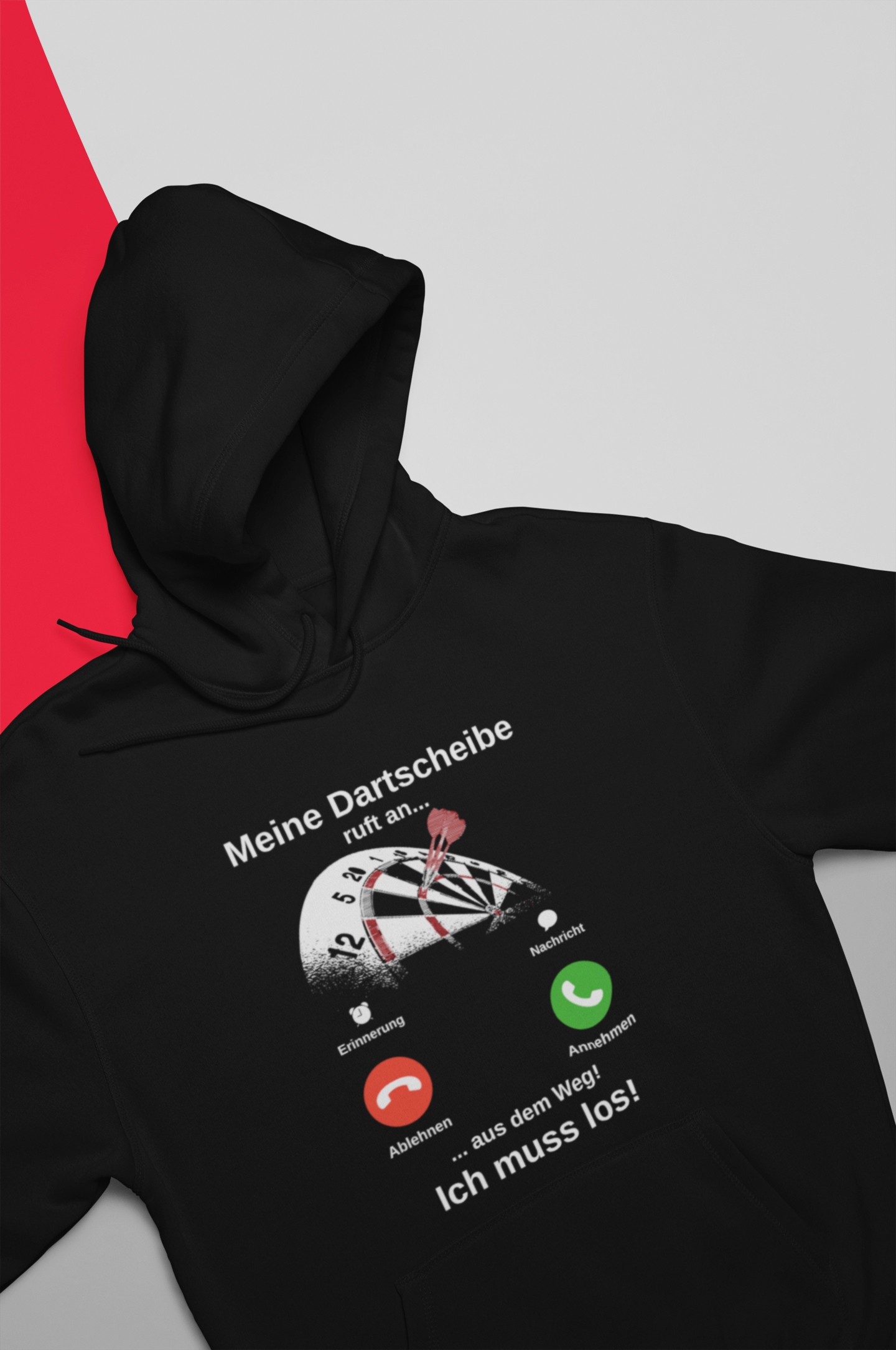 Dartscheibe Ruft An - Hoodie