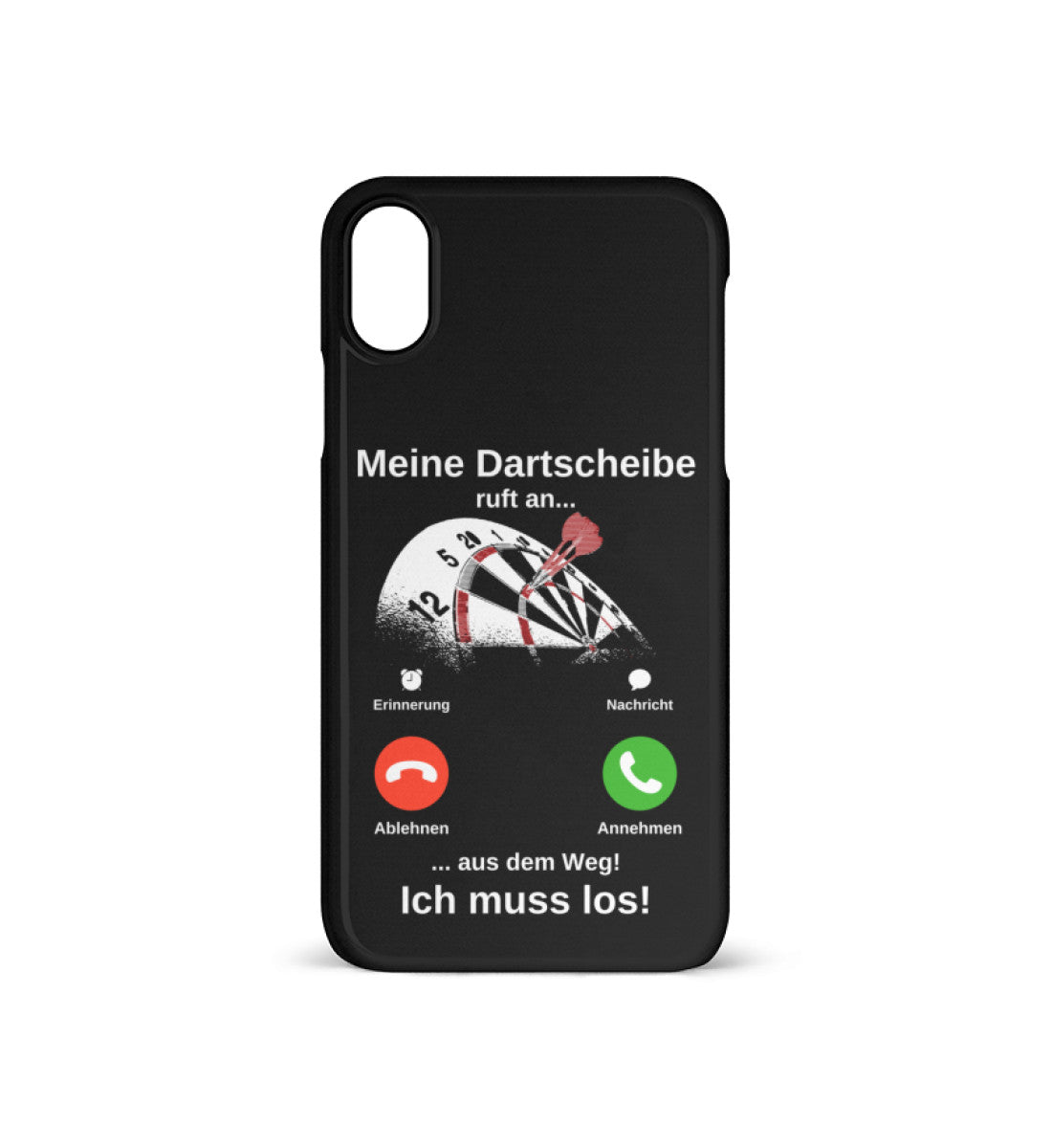 Dartscheibe Ruft An - iPhone Hülle