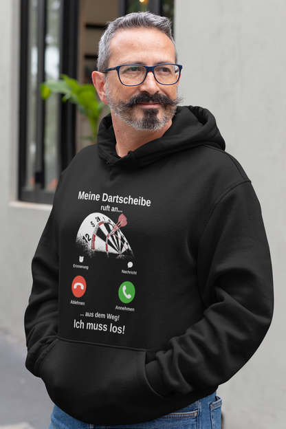 Dartscheibe Ruft An - Hoodie