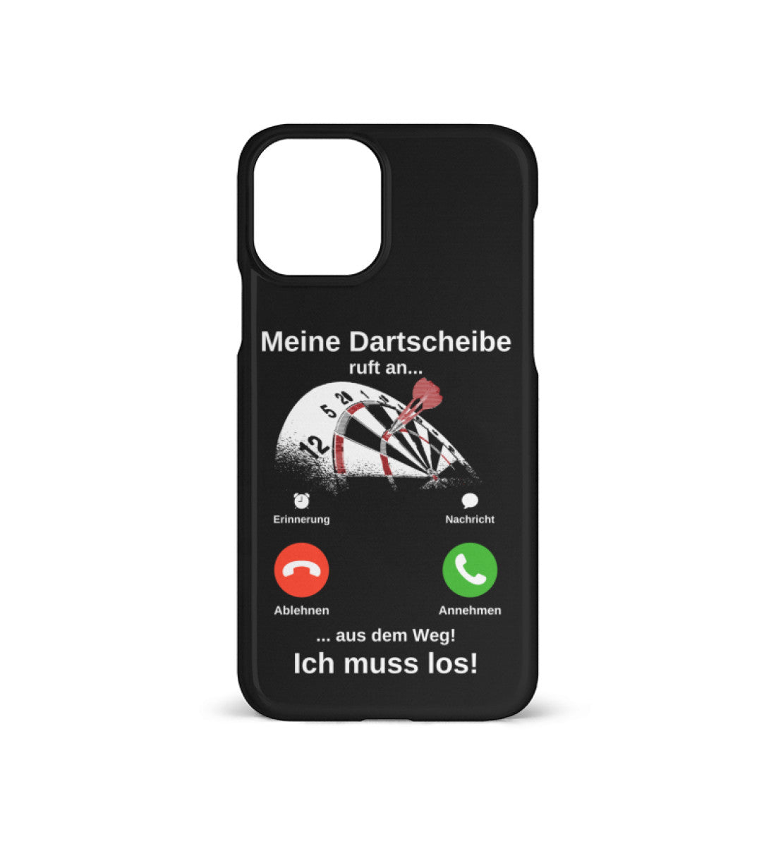 Dartscheibe Ruft An - iPhone Hülle