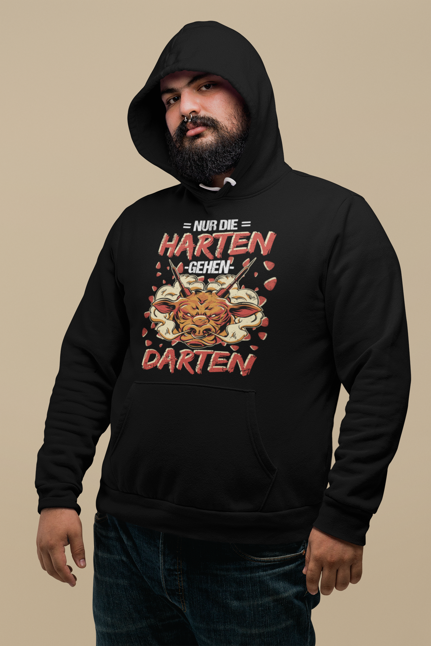 Nur Die Harten Gehen Darten - Hoodie