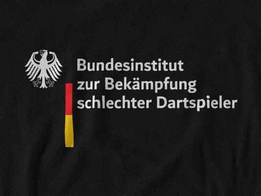 Bundesinstitut gegen schlechte Dartspieler | Unisex Dart T-Shirt
