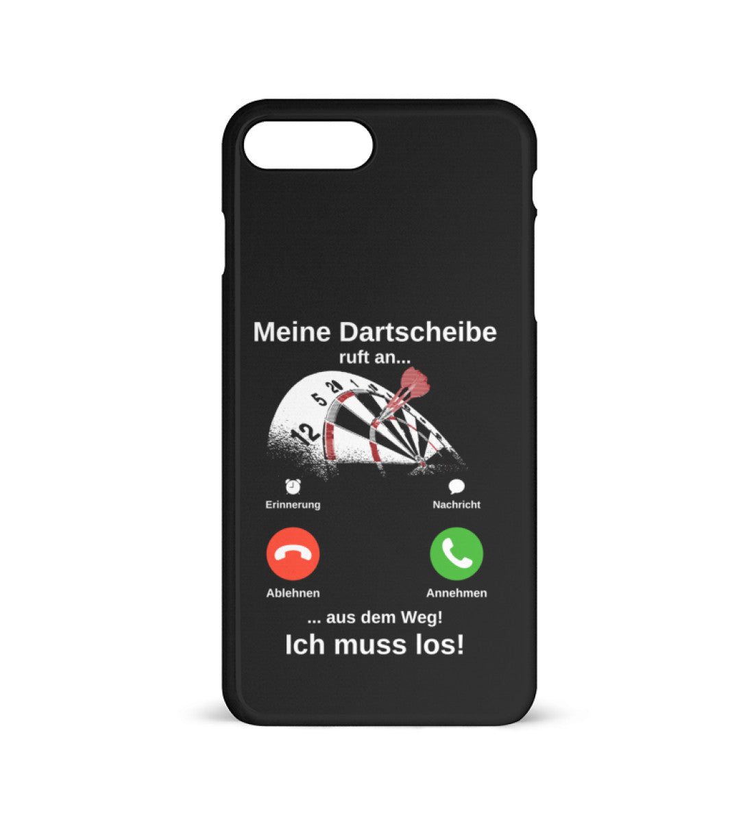 Dartscheibe Ruft An - iPhone Hülle